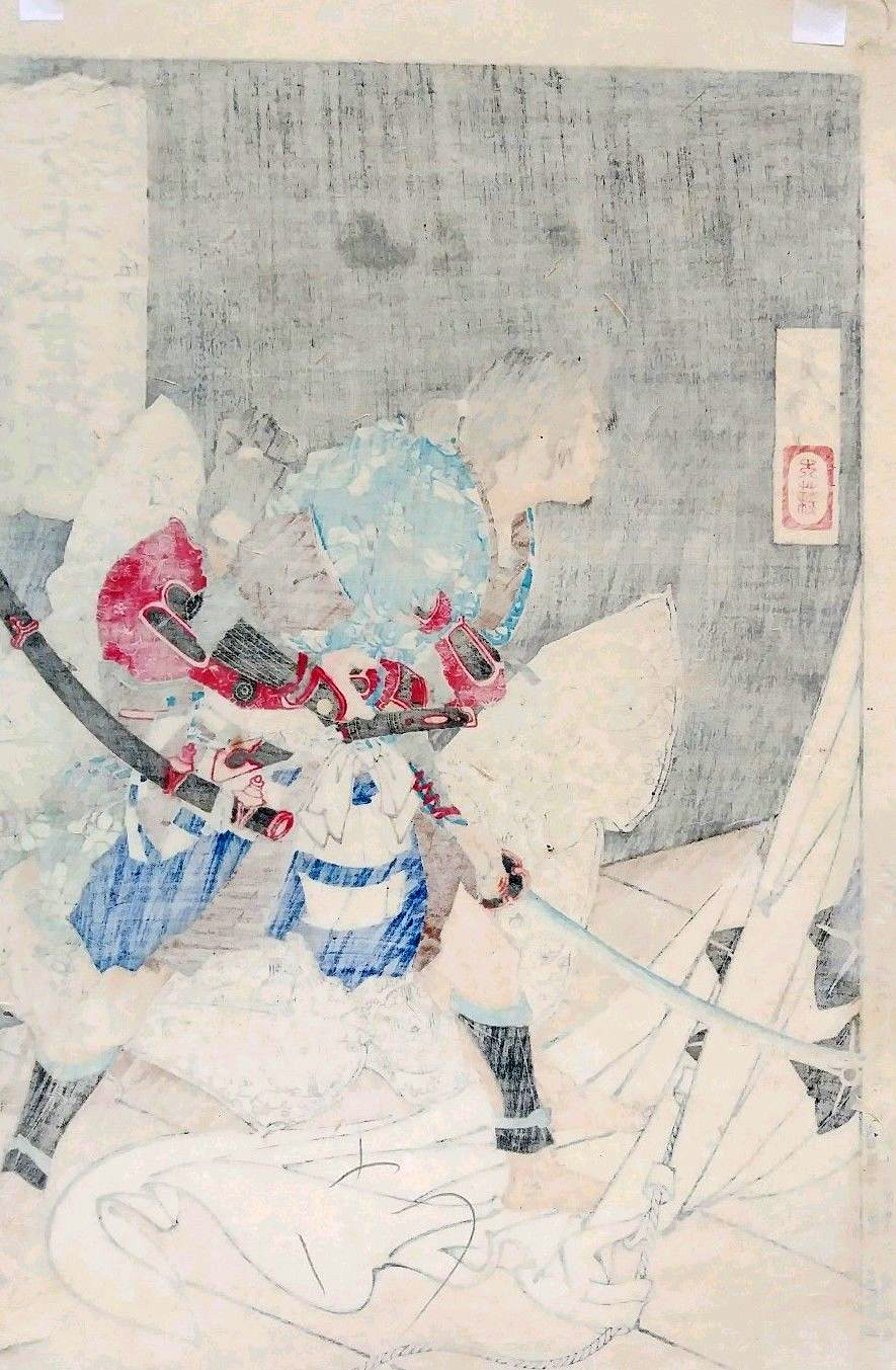 ☆tsuki☆　0709 Soga no Gor Tokimune Gosho no Gormaru by Tsukioka Yoshitoshi